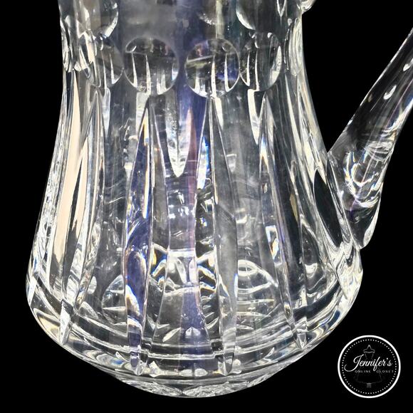 De Medici by Gorham Crystal Hand Blown Glass Pitcher - Picture 4 of 10